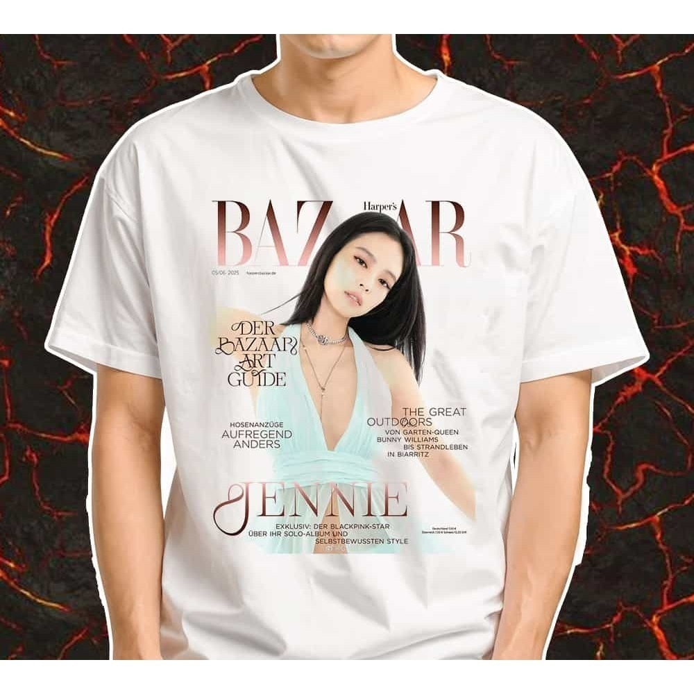 Jennie Black For Harpers Bazaar Germany Tee